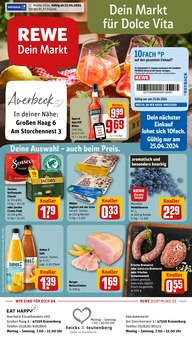 REWE Prospekt Kranenburg "Dein Markt" mit 30 Seiten