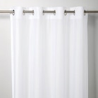 Voilage GoodHome Kymbe blanc l. 140 x H. 260 cm - GoodHome dans le catalogue Castorama