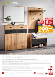 Garderobe Angebot im XXXLutz Möbelhäuser Prospekt, gültig von 09.03.2026 bis 22.03.2026 Garderobe Angebot im aktuellen XXXLutz Möbelhäuser Prospekt auf Seite 8