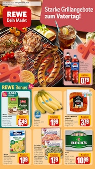 Aktueller REWE Prospekt "Dein Markt" Aktueller REWE Prospekt