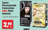 Permanente Coloration oder Oleo Intense von Syoss im aktuellen Thomas Philipps Prospekt