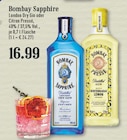 London Dry Gin oder Citron Pressé Angebote von Bombay Sapphire bei EDEKA Hilden für 16,99 €