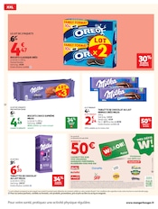 Promos Chocolat dans le catalogue "XXL" de Auchan Hypermarché Chocolat en promo dans le catalogue Auchan Hypermarché à la page 12