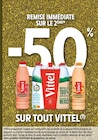 -50% remise immédiate sur le 2ème sur tout VITTEL à Intermarché Hyper dans Bosgouet -50% remise immédiate sur le 2ème sur tout VITTEL à Intermarché Hyper dans Bosgouet