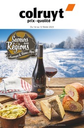 Colruyt Catalogue "Saveurs de nos Régions : Auvergne & Rhône-Alpes", 8 pages, Roanne,  01/02/2023 - 12/02/2023