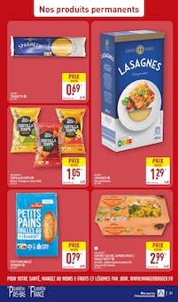 Promo Lasagnes dans le catalogue Aldi du moment à la page 31