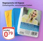 Regenponcho mit Kapuze Angebote bei GLOBUS Krefeld für 0,79 €