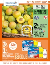 Catalogue E.Leclerc à Villeparisis cette semaine, valable du 11/08/2026 au 23/08/2026 Prospectus E.Leclerc à Villeparisis, "TOUT CE QUI COMPTE POUR VOUS EXISTE À PRIX E.LECLERC", 28 pages de promos valables du 11/08/2026 au 23/08/2026