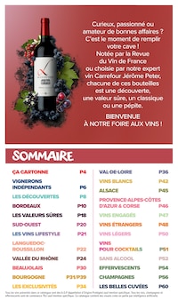 Catalogue de la semaine "FOIRE AUX VINS" avec 2 pages, valide du 01/10/2026 au 18/10/2026 pour Morzine et alentours Prospectus de la semaine "FOIRE AUX VINS" avec 2 pages, valide du 01/10/2026 au 18/10/2026 pour Morzine et alentours