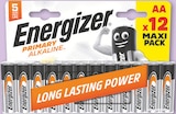 Primary Alkaline 12 Piles AA - Energizer en promo chez Netto Primary Alkaline 12 Piles AA - Energizer dans le catalogue Netto