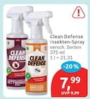 Insekten-Spray von Clean Defense für 7,99 € bei budni im Angebot Insekten-Spray von Clean Defense im aktuellen budni Prospekt