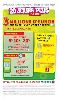 Catalogue de la semaine "U Express" avec 2 pages, valide du 29/09/2026 au 11/10/2026 pour Cesson-Sévigné et alentours Prospectus de la semaine "U Express" avec 2 pages, valide du 29/09/2026 au 11/10/2026 pour Cesson-Sévigné et alentours