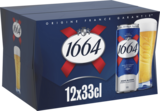 BIÈRE BLONDE 1664 - 1664 en promo chez Auchan Hypermarché Roubaix à 7,07 €