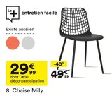 Chaise Mily - But Chaise Mily à 29,99 € dans le catalogue But