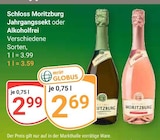 Jahrgangssekt im Angebot bei GLOBUS in Leipzig Jahrgangssekt Angebote von Schloss Moritzburg bei GLOBUS Leipzig für 2,69 €