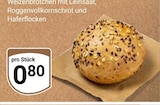 Weizenbrötchen mit Leinsaat Angebote bei GLOBUS Homburg für 0,80 €