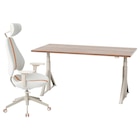 Schreibtisch und Stuhl braun/beige 160x80 cm Angebot in Nordenham Schreibtisch und Stuhl braun/beige 160x80 cm im aktuellen Prospekt bei IKEA in Nordenham