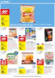 Prix et réduction Lardons dans le prospectus Carrefour en cours Offre Lardons dans le catalogue Carrefour du moment à la page 46