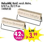 Holzschild im aktuellen SB Möbel Boss Prospekt