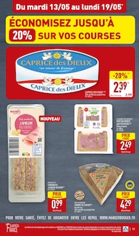 Promotion Feta dans le prospectus Aldi, valable du 13/05/2025 au 19/05/2025 Promo Feta dans le catalogue Aldi du moment à la page 22