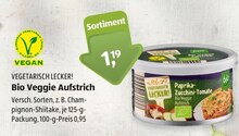 bio Veggie Aufstrich bei ALDI SÜD in Saarlouis bio Veggie Aufstrich im Angebot bei ALDI SÜD Saarlouis für 1,19 €