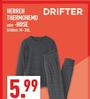 HERREN THERMOHEMD oder -HOSE Angebote von DRIFTER bei Marktkauf Coesfeld für 5,99 €