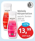 Straffende Pflege Körperlotion Granatapfel von Weleda für 13,99 € bei budni im Angebot Straffende Pflege Körperlotion Granatapfel von Weleda im aktuellen budni Prospekt