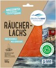 Räucherlachs im Angebot bei REWE in Germering Räucherlachs Angebote von Deutsche See bei REWE Germering für 3,99 €