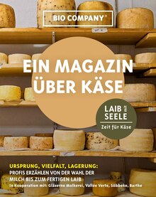 Getränke im aktuellen Bio Company Prospekt (Berlin) Getränke im Bio Company Prospekt "EIN MAGAZIN ÜBER KÄSE" mit 12 Seiten (Berlin)