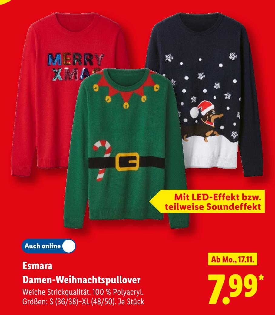 Damen-Weihnachtspullover