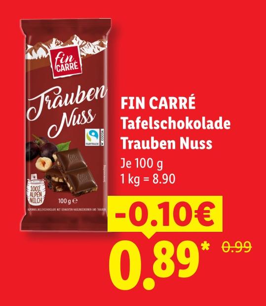 Tafelschokolade Trauben Nuss