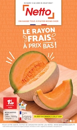 Prospectus Discount Alimentaire de Netto à Saulx-les-Chartreux: "LE RAYON FRAIS À PRIX BAS !", 12 pages, 14/07/2026 - 20/07/2026