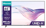 65 A 6 K 65" UHD LED TV Angebote von Hisense bei MediaMarkt Saturn Darmstadt für 499,00 €