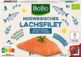 Norwegisches Lachsfilet Angebote von BioBio bei Netto Marken-Discount Koblenz für 5,59 €