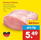 Schweine-Rücken im Angebot bei Netto Marken-Discount in Leverkusen Schweine-Rücken Angebote bei Netto Marken-Discount Leverkusen für 5,49 €