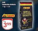 Grill Holzkohle-Briketts Angebote von Favorit bei GLOBUS Zwickau für 3,99 €