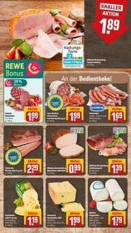 Wurst im REWE Prospekt "Dein Markt" mit 28 Seiten (Mönchengladbach)