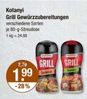 Grill Gewürzzubereitungen Barbecue im V-Markt Prospekt Grill Gewürzzubereitungen Barbecue von Kotanyi im aktuellen V-Markt Prospekt für 1,99 €