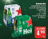 Bier Angebote von Heineken bei Marktkauf Crimmitschau für 4,99 €