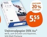 Universalpapier DIN A4 Angebote bei tegut Wiesbaden für 5,55 €