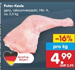 Puten-Keule Angebote bei Netto Marken-Discount Dachau für 4,99 €