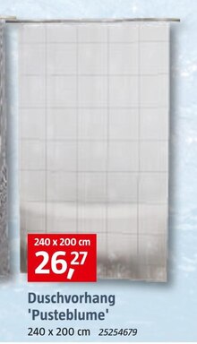 BAUHAUS Zülpich - Duschvorhang 'Pusteblume' Duschvorhang 'Pusteblume' Angebot bei BAUHAUS Zülpich im Prospekt "Handzettel KW 32"