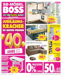SB Möbel Boss Prospekt für Bielefeld mit 12 Seiten