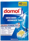 Geschirr-Reiniger Tabs Ultra Power von Domol im aktuellen Rossmann Prospekt für 3,16 €