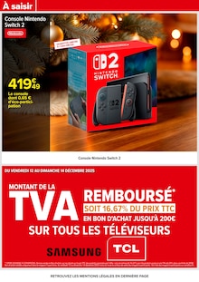 Promotion Sony dans le prospectus Carrefour, valable du 09/12/2025 au 24/12/2025 Promo Sony dans le catalogue Carrefour du moment à la page 52