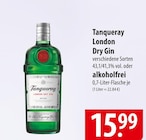 Tanqueray London Dry Gin Angebote bei famila Nordost Falkensee für 15,99 €