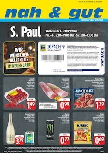 Aktueller nah und gut Prospekt "Wir lieben Lebensmittel!" Seite 1 von 8 Seiten