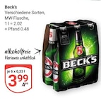 Aktuelles Beck's Angebot bei GLOBUS in Mannheim ab 3,99 €
