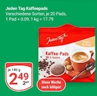 Kaffeepads Angebote von Jeden Tag bei GLOBUS Ludwigshafen für 2,49 €