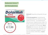 Dolormin Extra bei LINDA Premiumapotheke im Harxheim Prospekt für 7,99 €